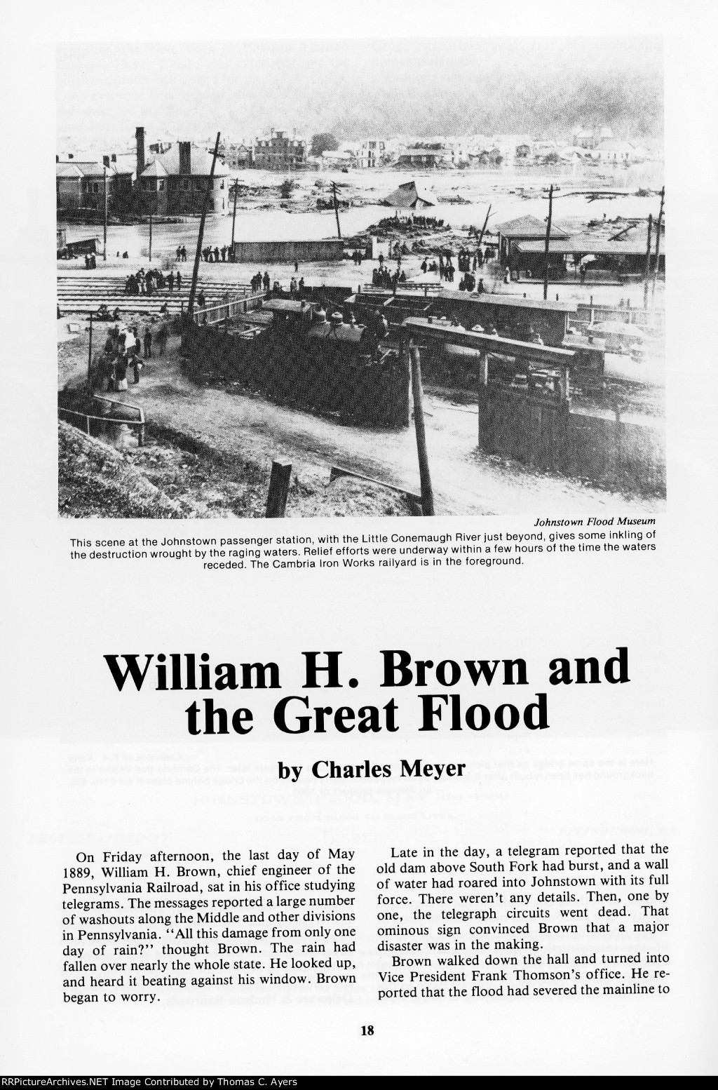 W.H. Brown & The Great Flood, Page 18, 1989